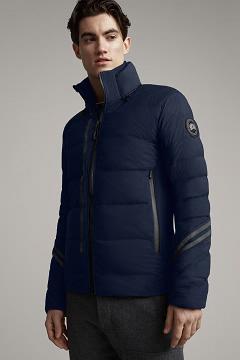 Chamarras Canada Goose Hombre México - HyBridge Chaqueta De Plumas Black Label Azul Oscuro Marino QZ8412605
